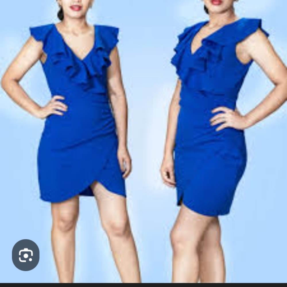 Elegant Royal Blue Dress